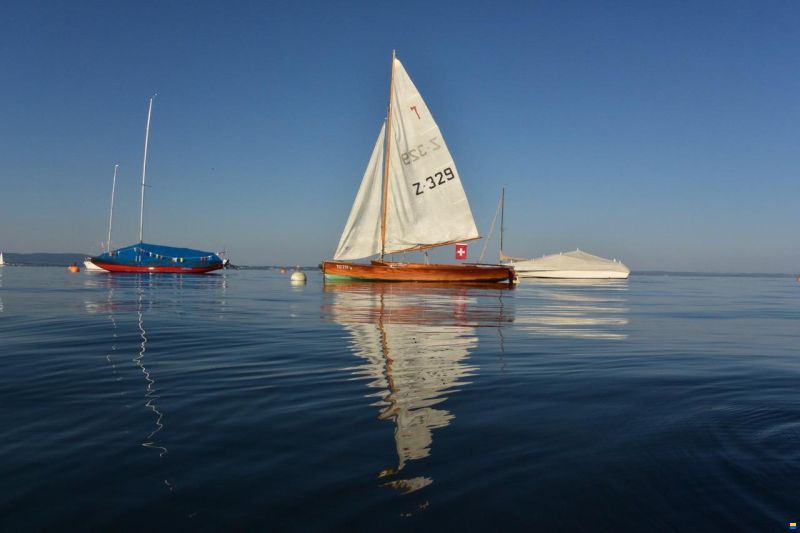 Pirat-Jolle (Massivholz/Mahagoni)