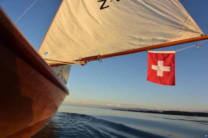 Pirat-Jolle (Massivholz/Mahagoni)