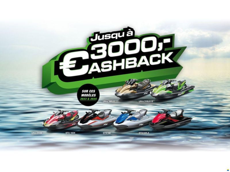 Kawasaki STX 160X CASHBACK ACTIE