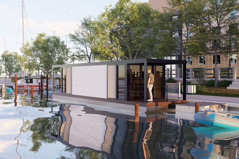 HOUSEBOAT SCHAB 12,1x3m