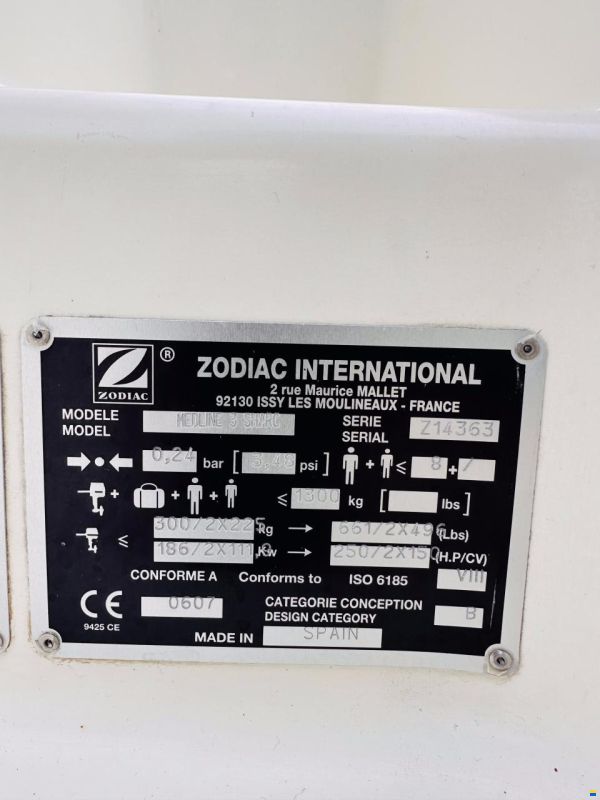 Zodiac Medline 3 Sharc