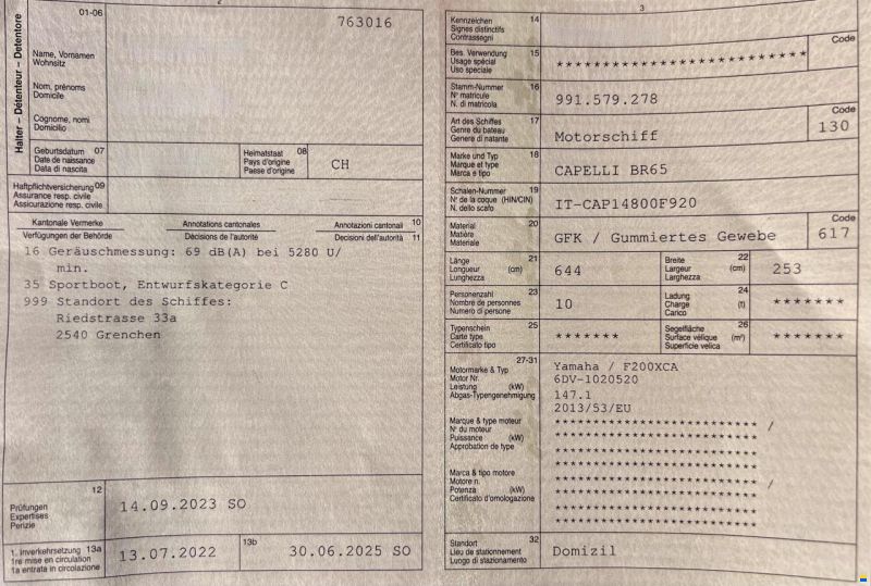 Capelli Tempest 65 BR