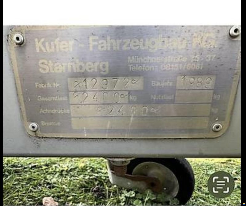 Kufer Segelboot Anhänger