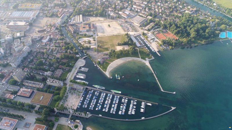 tempor&auml;rer Liegeplatz im Kleinbootshafen