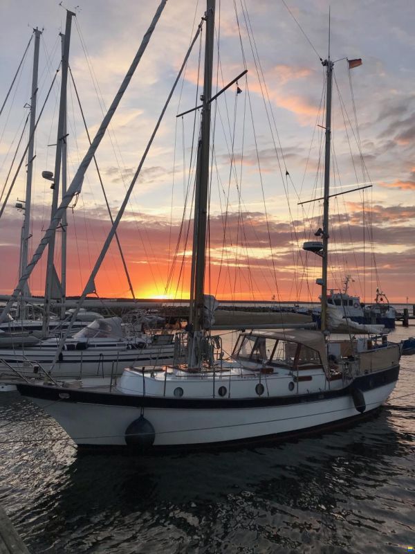 De Vries Weltumsegler Ketch Cortenstahl