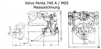 VOLVO PENTA AQ740 A SW