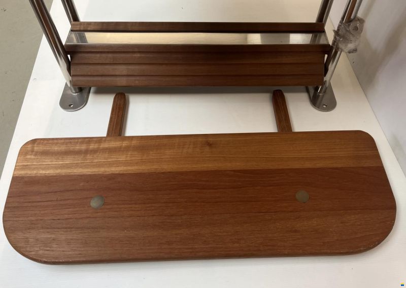 Teak-Cockpittisch 600x300x700mm