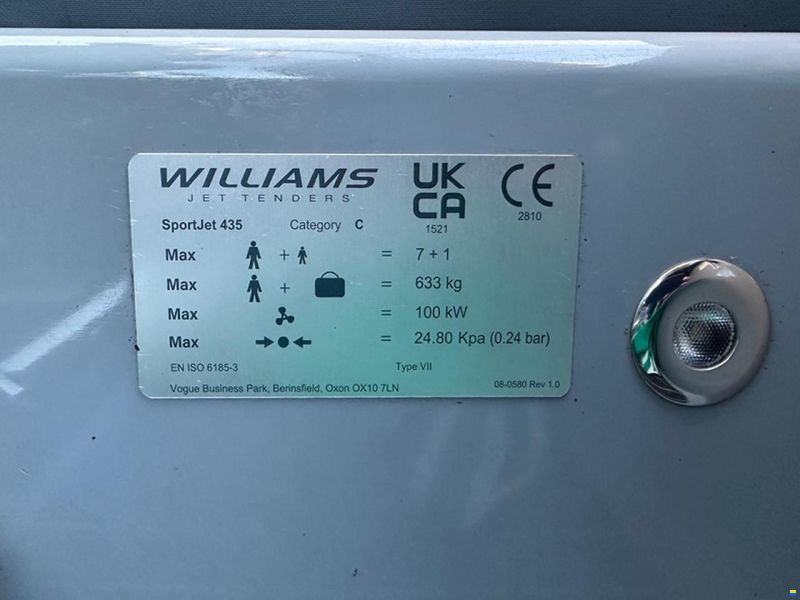 Williams Jettenders England 435 SportJet