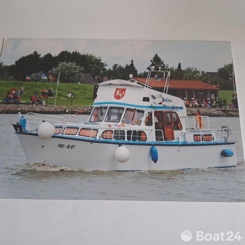 Holländische Stahl-Flybridge Yacht