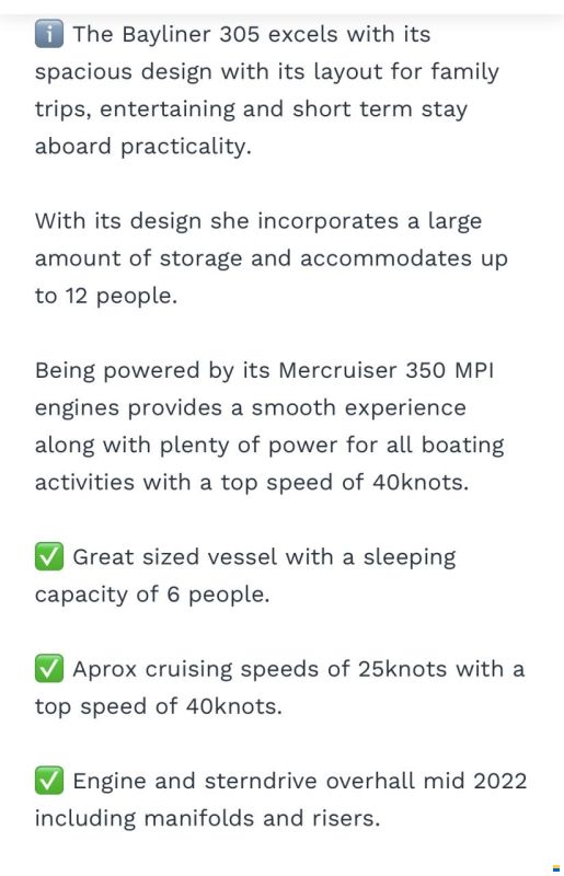 Bayliner 305