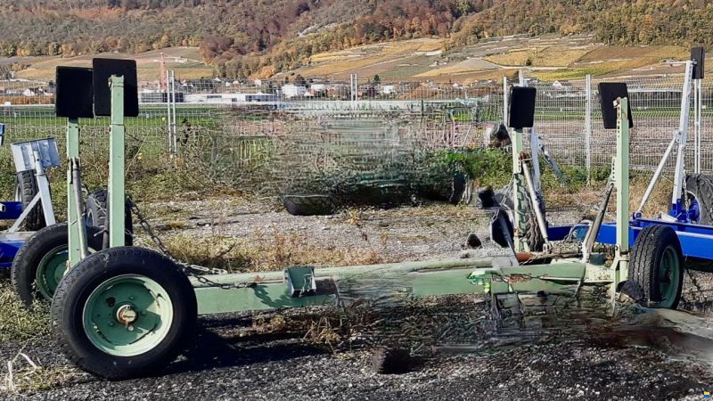 Winterlagertrailer Segelboot