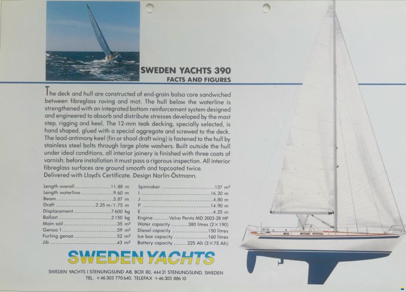 Sweden Yachts 390