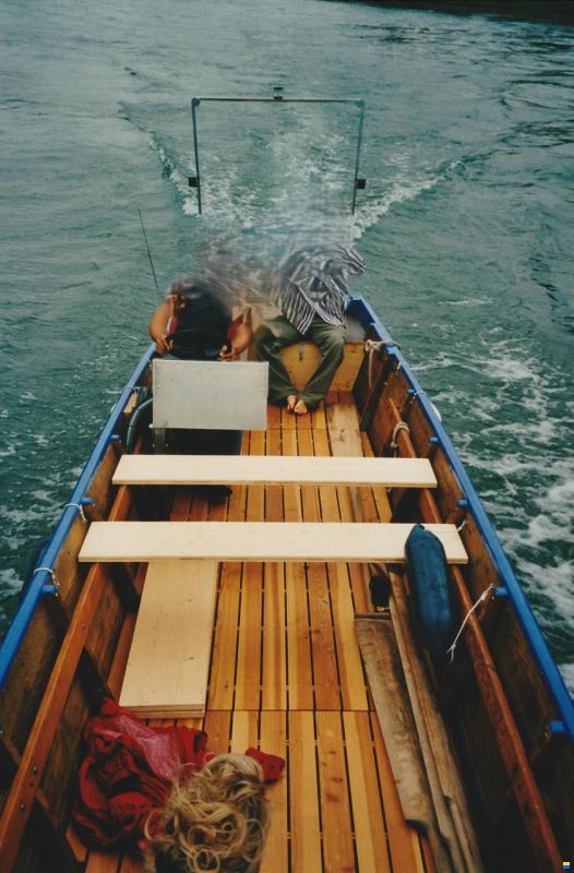 Motorboot / Holzboot / Armee-F&auml;hrboot