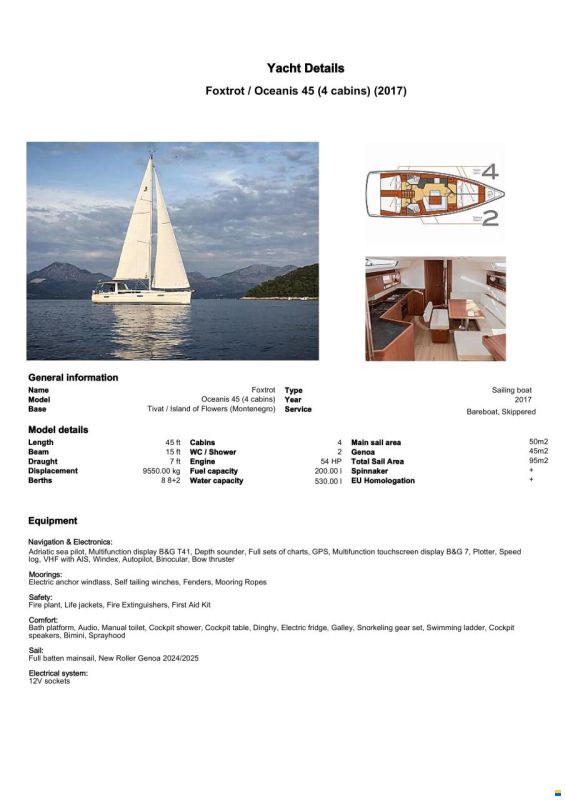 Beneteau Oceanis 45