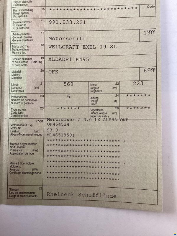 Wellcraft Exel 19 SL