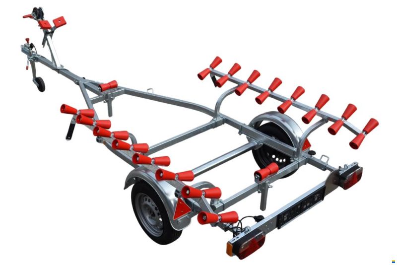 Harbeck 550kg Schlauchboottrailer - Rollenbahn