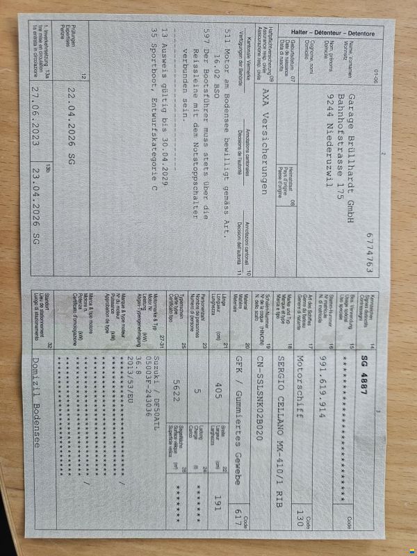 Suzuki Mx 410 RIB Sergio Cellano