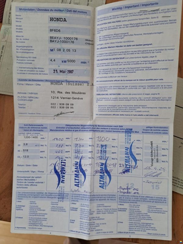 Gepflegtes Wagner Motorboot