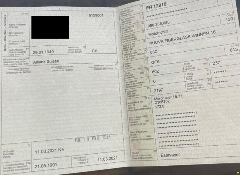 Nuova Fiberglass Winner 18