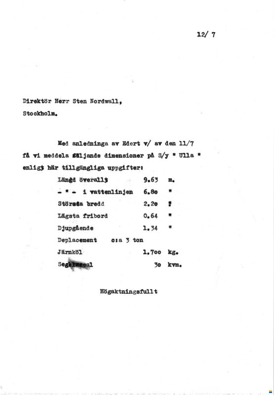 Tore Holm Ulla Östersjökryssare Ö8