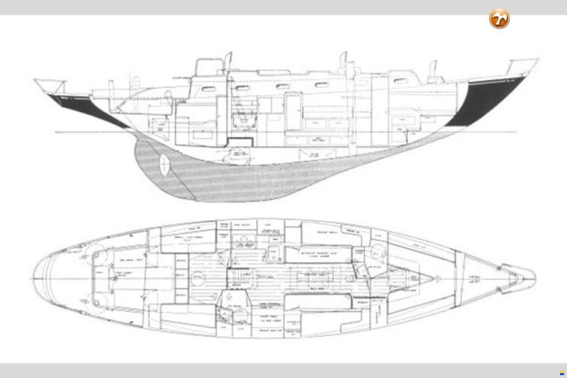 Sparkman and Stephens Sailmaster 45 Yawl