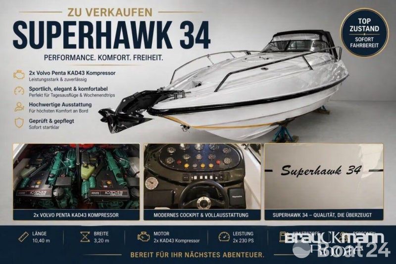 Sunseeker Superhawk 34