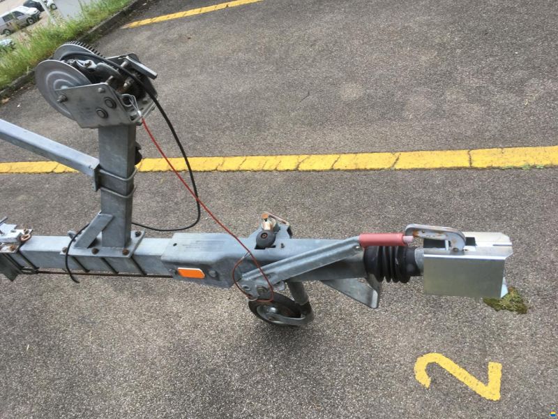 Bootstrailer 2-Achser bis 1510 kg