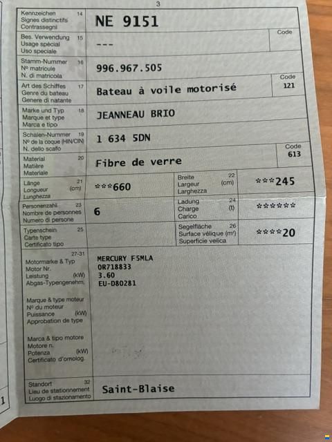 Jeanneau Brio