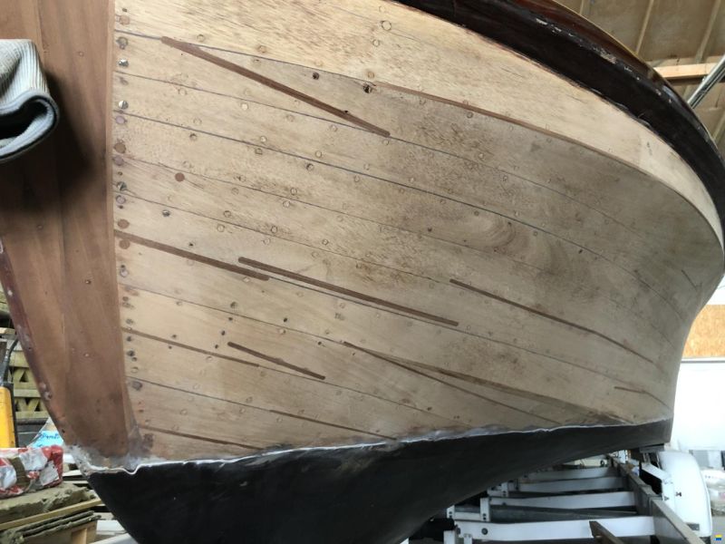 Beck Reichenau MAHAGONI MOTORBOOT EINZELSTÜCK VOLLHOLZ
