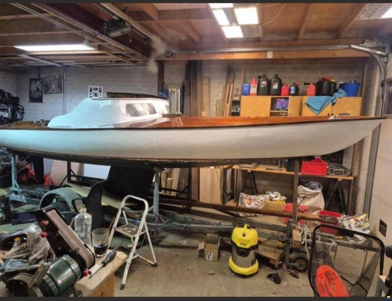 720 Klasse Houten klassieke Zeilboot