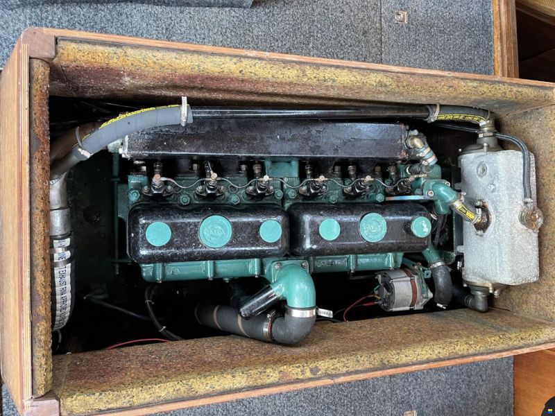 Træ Motor Båd