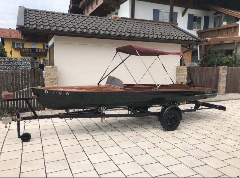 Eigenbau Elektro Holzboot