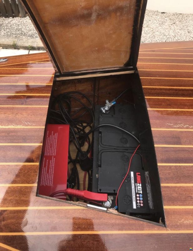 Eigenbau Elektro Holzboot