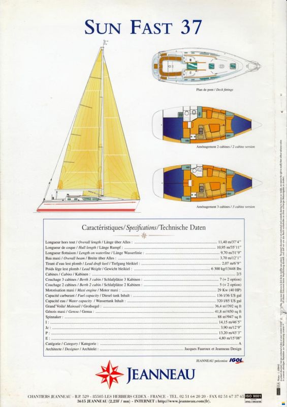 Jeanneau Sun Fast 37