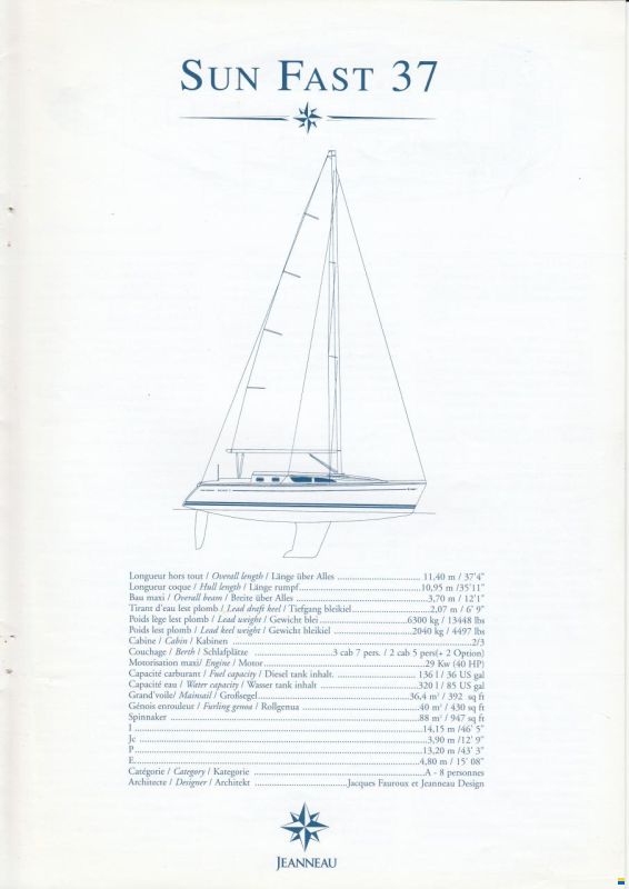 Jeanneau Sun Fast 37