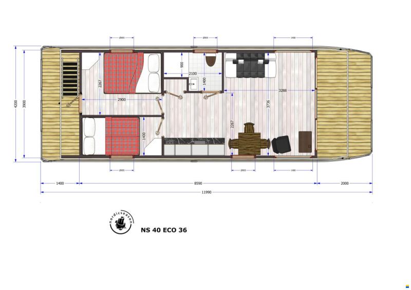 Nordic Season Met Ligplaats NS 40 Eco 36