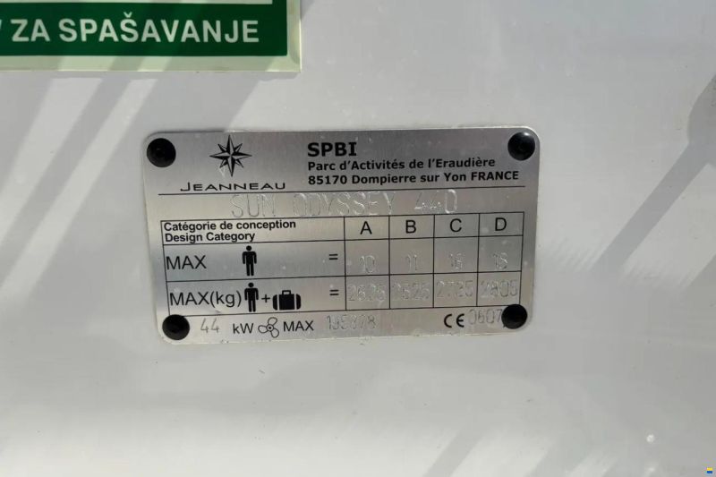 Jeanneau Sun Odyssey 440