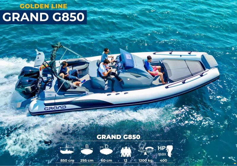 Grand RIB ufficiali in Italia &mdash; gamma 2,75&ndash;9,8
