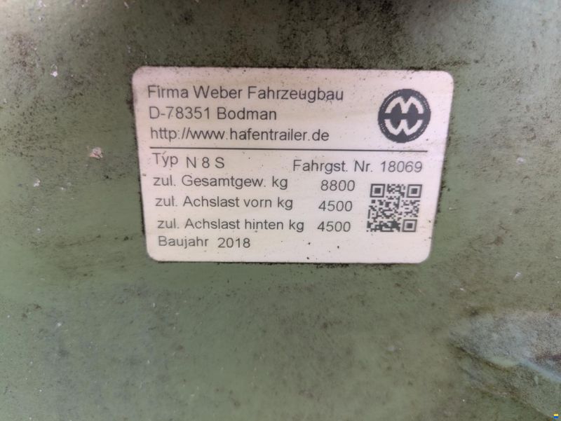 WEBER Ber roulant 8800Kg