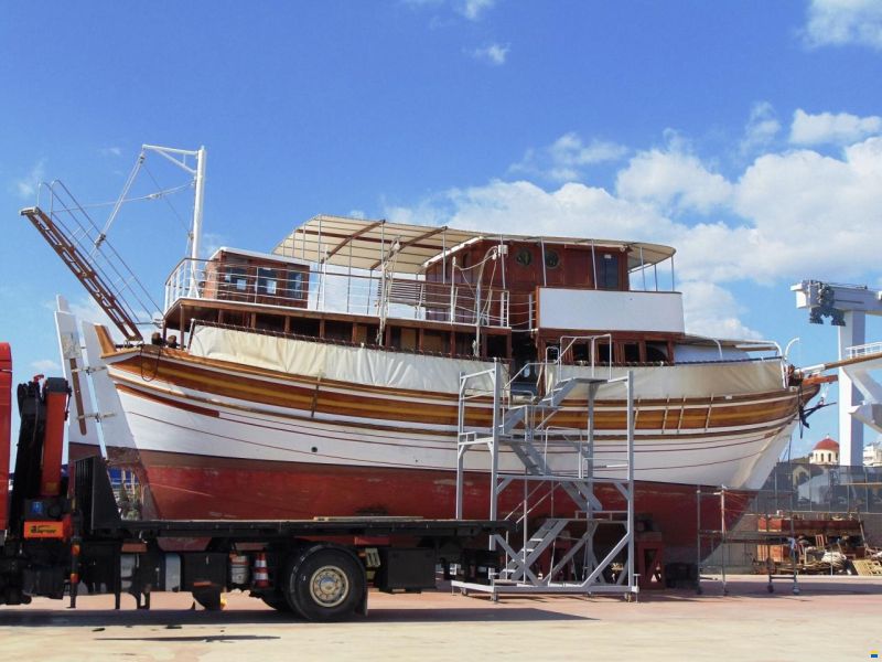 Traditional Greek Passenger Vessel