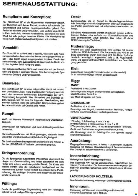 Schöchl Sunbeam 22