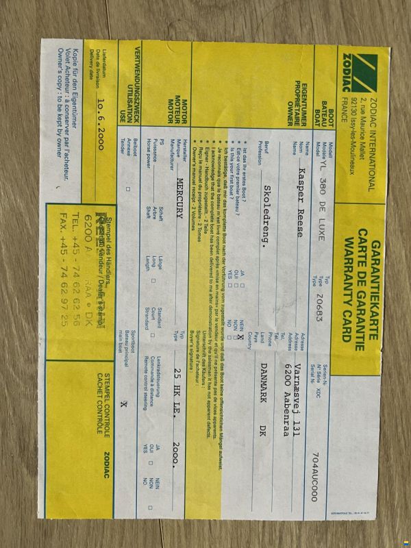 ZODIAC YACHT LINE 380 DE LUXE