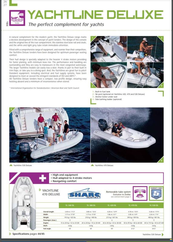 ZODIAC YACHT LINE 380 DE LUXE