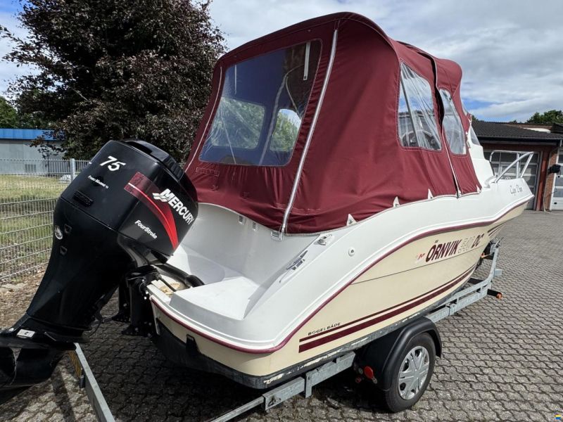 Ørnvik 540 Cruiser med F75 Mercury 1,6L