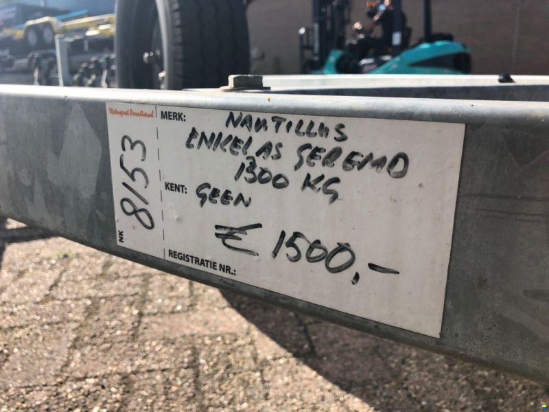 Nautilus Stallingstrailer 1-asser geremd