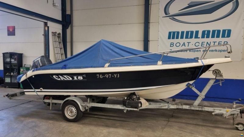 Cad 18 Open Met Yamaha F60EFI en trailer