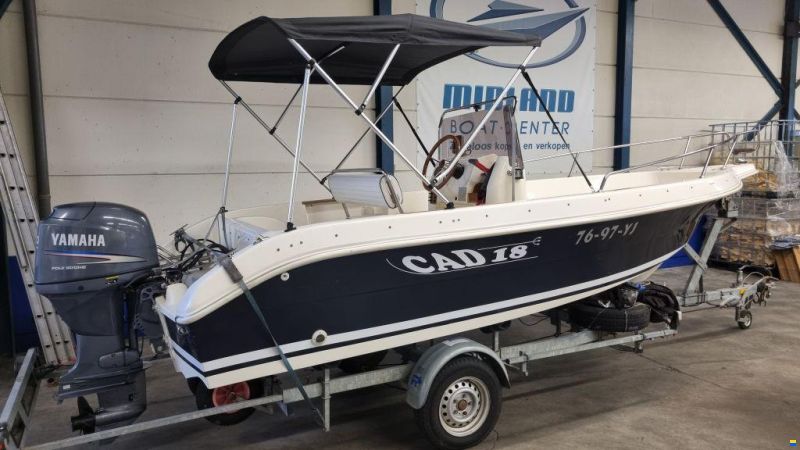 Cad 18 Open Met Yamaha F60EFI en trailer