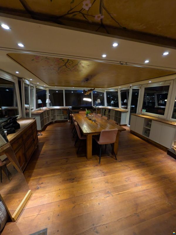 Hausboot Wohnschiff XXL 2 Stock 19,96 x