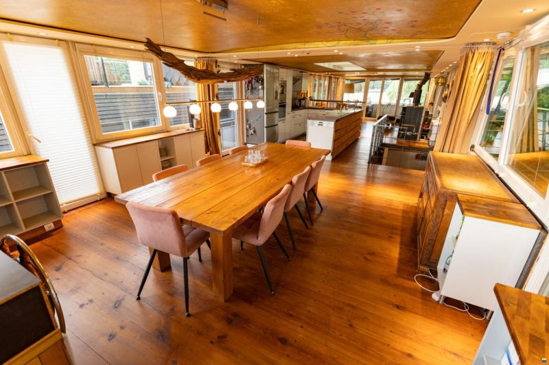 Hausboot Wohnschiff XXL 2 Stock 19,96 x