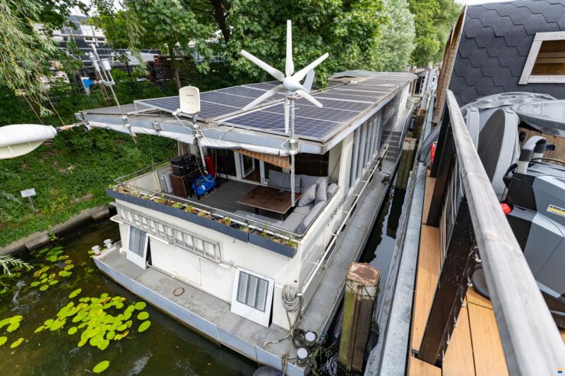 Hausboot Wohnschiff XXL 2 Stock 19,96 x